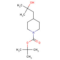 358625-61-3 tert-butyl 4-(2-hydroxy-2-methylpropyl)piperidine-1-carboxylate chemical structure