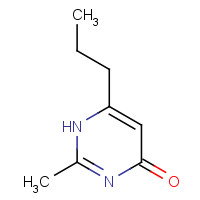 89967-18-0 2-methyl-6-propyl-1H-pyrimidin-4-one chemical structure
