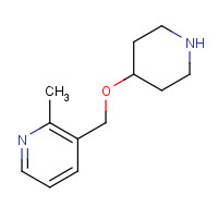 1400765-01-6 2-methyl-3-(piperidin-4-yloxymethyl)pyridine chemical structure