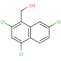108579-05-1 (2,4,7-trichloronaphthalen-1-yl)methanol chemical structure