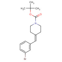 163210-03-5 tert-butyl 4-[(3-bromophenyl)methylidene]piperidine-1-carboxylate chemical structure