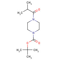 414910-16-0 tert-butyl 4-(2-methylpropanoyl)piperazine-1-carboxylate chemical structure
