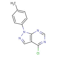 23000-47-7 4-chloro-1-(4-methylphenyl)pyrazolo[3,4-d]pyrimidine chemical structure