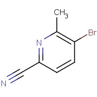 1173897-86-3 5-bromo-6-methylpyridine-2-carbonitrile chemical structure