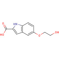 885227-03-2 5-(2-hydroxyethoxy)-1H-indole-2-carboxylic acid chemical structure