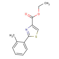 885278-51-3 ethyl 2-(2-methylphenyl)-1,3-thiazole-4-carboxylate chemical structure