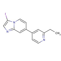 908267-84-5 7-(2-ethylpyridin-4-yl)-3-iodoimidazo[1,2-a]pyridine chemical structure