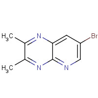 52333-43-4 7-bromo-2,3-dimethylpyrido[2,3-b]pyrazine chemical structure