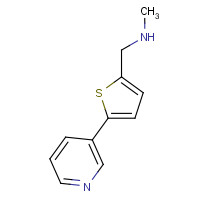 837376-49-5 N-methyl-1-(5-pyridin-3-ylthiophen-2-yl)methanamine chemical structure