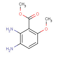 1160682-17-6 methyl 2,3-diamino-6-methoxybenzoate chemical structure