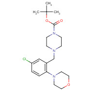 1446818-97-8 tert-butyl 4-[(5-chloro-2-morpholin-4-ylphenyl)methyl]piperazine-1-carboxylate chemical structure