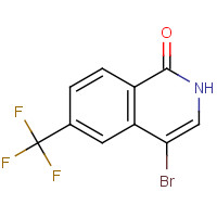 1227608-00-5 4-bromo-6-(trifluoromethyl)-2H-isoquinolin-1-one chemical structure