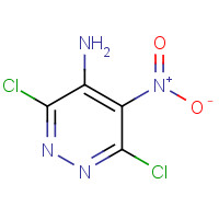 28682-68-0 3,6-dichloro-5-nitropyridazin-4-amine chemical structure