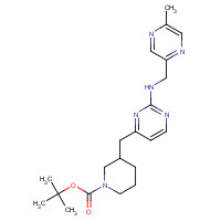 1263282-36-5 tert-butyl 3-[[2-[(5-methylpyrazin-2-yl)methylamino]pyrimidin-4-yl]methyl]piperidine-1-carboxylate chemical structure