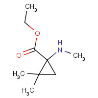 922340-49-6 ethyl 2,2-dimethyl-1-(methylamino)cyclopropane-1-carboxylate chemical structure