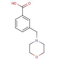 67451-81-4 3-(morpholin-4-ylmethyl)benzoic acid chemical structure