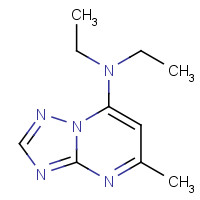 15421-84-8 N,N-diethyl-5-methyl-[1,2,4]triazolo[1,5-a]pyrimidin-7-amine chemical structure