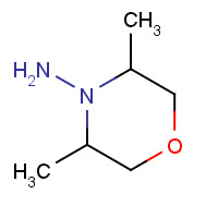 18193-89-0 3,5-dimethylmorpholin-4-amine chemical structure