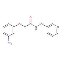 273746-75-1 3-(3-aminophenyl)-N-(pyridin-3-ylmethyl)propanamide chemical structure