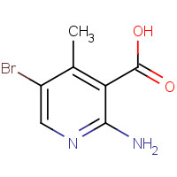 782393-76-4 2-amino-5-bromo-4-methylpyridine-3-carboxylic acid chemical structure