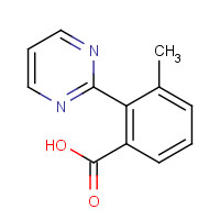 1403759-79-4 3-methyl-2-pyrimidin-2-ylbenzoic acid chemical structure