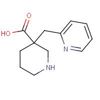1388144-57-7 3-(pyridin-2-ylmethyl)piperidine-3-carboxylic acid chemical structure