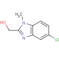 380177-22-0 (5-chloro-1-methylbenzimidazol-2-yl)methanol chemical structure