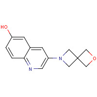1427473-93-5 3-(2-oxa-6-azaspiro[3.3]heptan-6-yl)quinolin-6-ol chemical structure