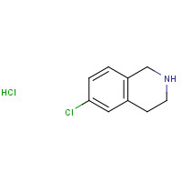 33537-97-2 6-chloro-1,2,3,4-tetrahydroisoquinoline;hydrochloride chemical structure