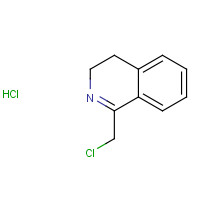 127606-02-4 1-(chloromethyl)-3,4-dihydroisoquinoline;hydrochloride chemical structure
