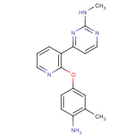 1093412-64-6 4-[2-(4-amino-3-methylphenoxy)pyridin-3-yl]-N-methylpyrimidin-2-amine chemical structure