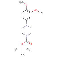 1121599-82-3 tert-butyl 4-(3,4-dimethoxyphenyl)piperazine-1-carboxylate chemical structure