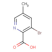 1211515-68-2 3-bromo-5-methylpyridine-2-carboxylic acid chemical structure