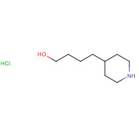199475-41-7 4-piperidin-4-ylbutan-1-ol;hydrochloride chemical structure