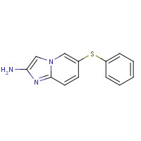 64064-29-5 6-phenylsulfanylimidazo[1,2-a]pyridin-2-amine chemical structure