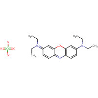 24796-94-9 [7-(diethylamino)phenoxazin-3-ylidene]-diethylazanium;perchlorate chemical structure