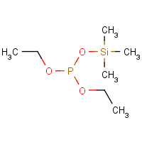 13716-45-5 diethyl trimethylsilyl phosphite chemical structure