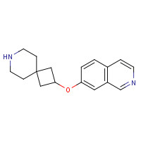 1331958-38-3 7-(7-azaspiro[3.5]nonan-2-yloxy)isoquinoline chemical structure