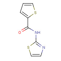 300716-56-7 N-(1,3-thiazol-2-yl)thiophene-2-carboxamide chemical structure