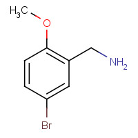 166530-78-5 (5-bromo-2-methoxyphenyl)methanamine chemical structure