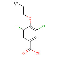 41490-09-9 3,5-dichloro-4-propoxybenzoic acid chemical structure