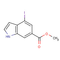 597562-19-1 methyl 4-iodo-1H-indole-6-carboxylate chemical structure