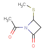 119873-97-1 1-acetyl-4-methylsulfanylazetidin-2-one chemical structure