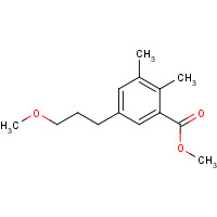 1266728-23-7 methyl 5-(3-methoxypropyl)-2,3-dimethylbenzoate chemical structure