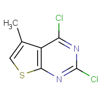 56844-38-3 2,4-dichloro-5-methylthieno[2,3-d]pyrimidine chemical structure
