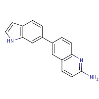 1309365-60-3 6-(1H-indol-6-yl)quinolin-2-amine chemical structure
