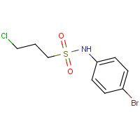 885115-55-9 N-(4-bromophenyl)-3-chloropropane-1-sulfonamide chemical structure
