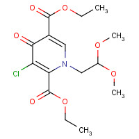 1246616-70-5 diethyl 3-chloro-1-(2,2-dimethoxyethyl)-4-oxopyridine-2,5-dicarboxylate chemical structure