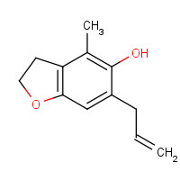 119795-39-0 4-methyl-6-prop-2-enyl-2,3-dihydro-1-benzofuran-5-ol chemical structure