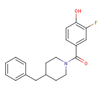 960297-80-7 (4-benzylpiperidin-1-yl)-(3-fluoro-4-hydroxyphenyl)methanone chemical structure